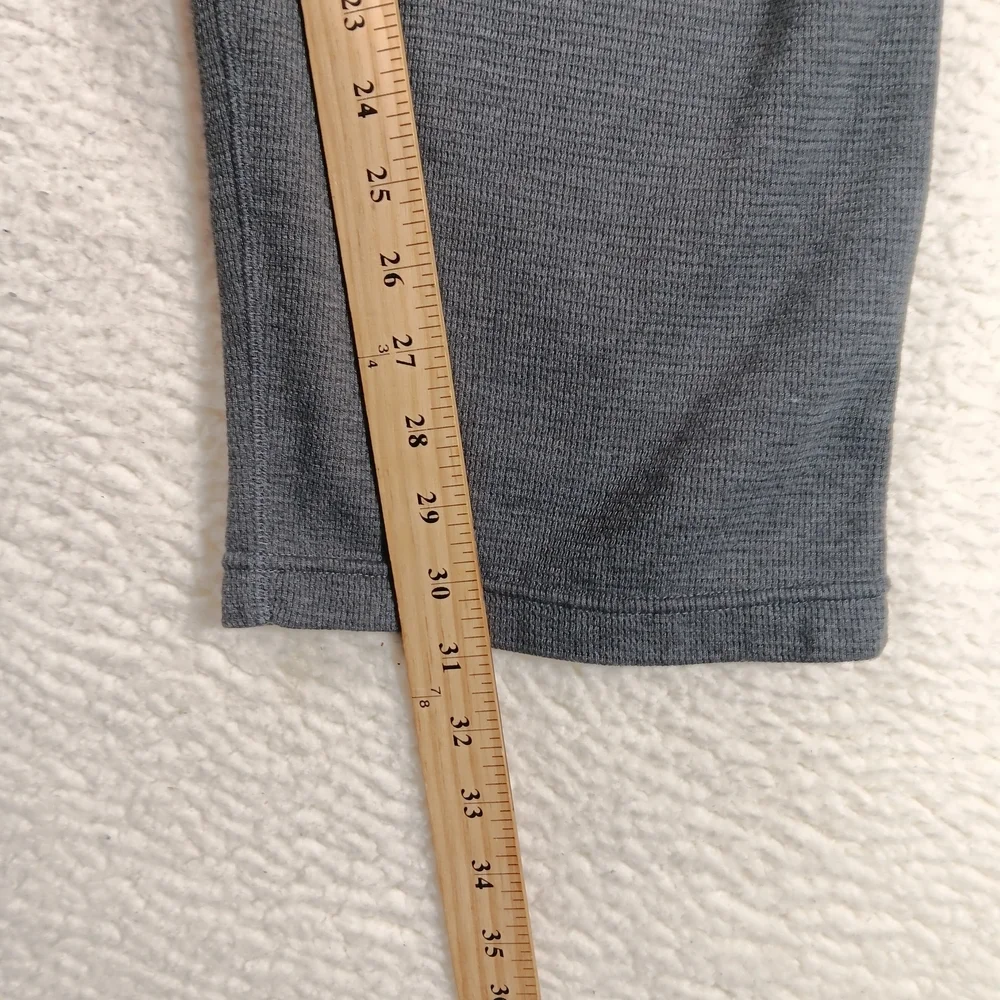 Polo Ralph Lauren Joggers Mens XL Gray Sleepwear Waffle Knit Thermal Pants